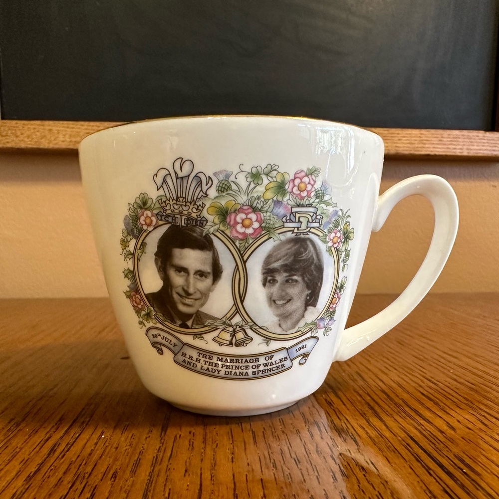 Souvenir Tea Cup from the Wedding of Charles and Diana